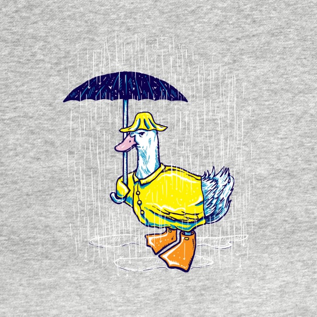 Rain Annoyed Duck by nickv47
